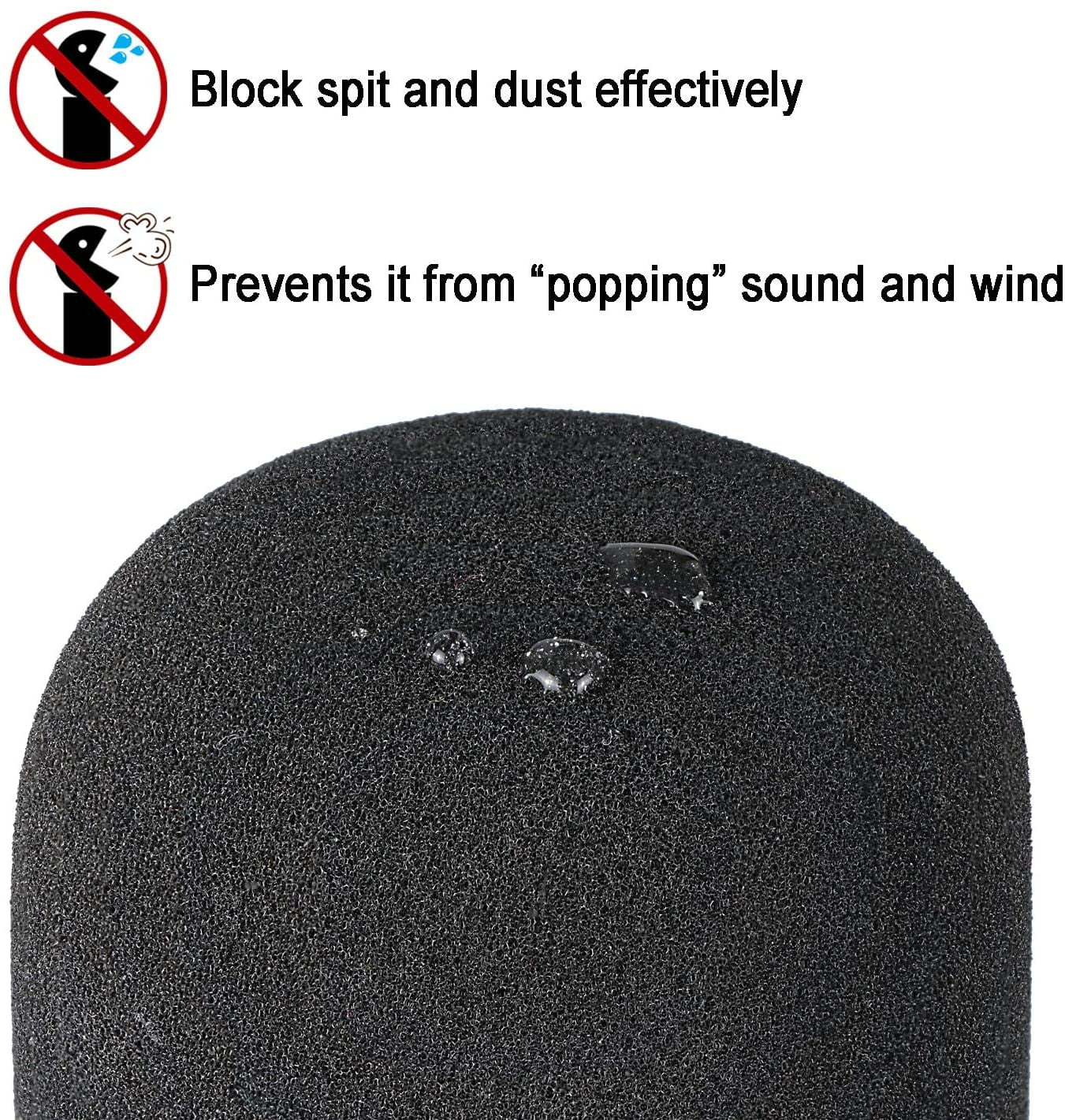 Blue Yeti Mic Boom Arm with Foam Windscreen, Suspension Boom Scissor Arm Stand with Pop Filter Cover for Blue Yeti Pro Microphone Stand by