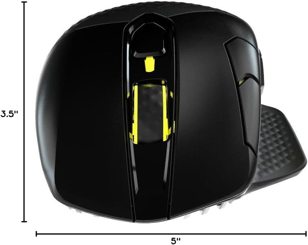 Dark Core RGB Pro, Wireless FPS/MOBA Gaming Optical Mouse with Slipstream Technology, Black, Backlit RGB LED, 18000 DPI, Optical,Ch-9315411-Na