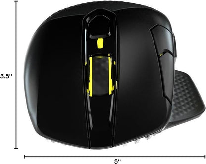 Dark Core RGB Pro, Wireless FPS/MOBA Gaming Optical Mouse with Slipstream Technology, Black, Backlit RGB LED, 18000 DPI, Optical,Ch-9315411-Na