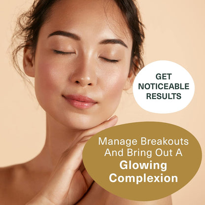 Glycolic Acid Face Wash - Facial Cleanser and Scrub - 10% Glycolic Acid, AHA - Salicylic Cleanser - 6 Fl. Oz