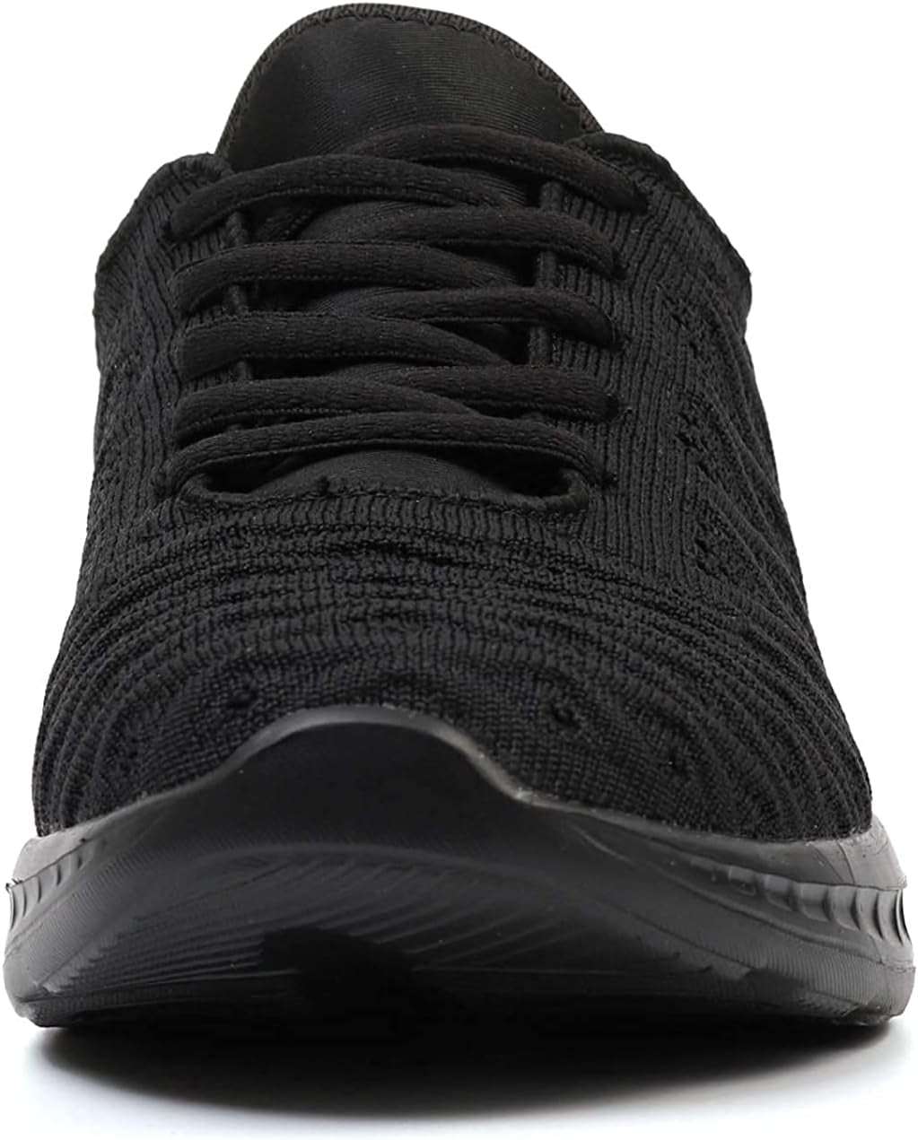 Women Tennis Shoes Lightweight for Ladies Basic Work Gym Jogging Walking Running Athletic Fashion Sneakers Zapatos Tenis Mujer All Black Size 10